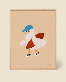 Surfer-Möwe Poster