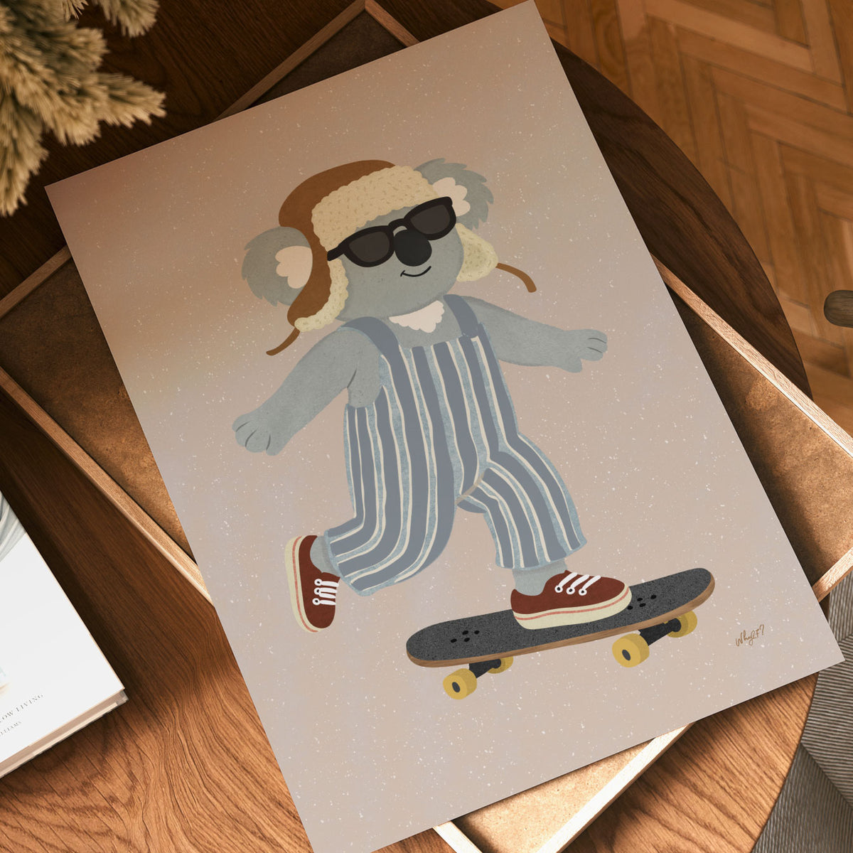 Skater Koala Poster