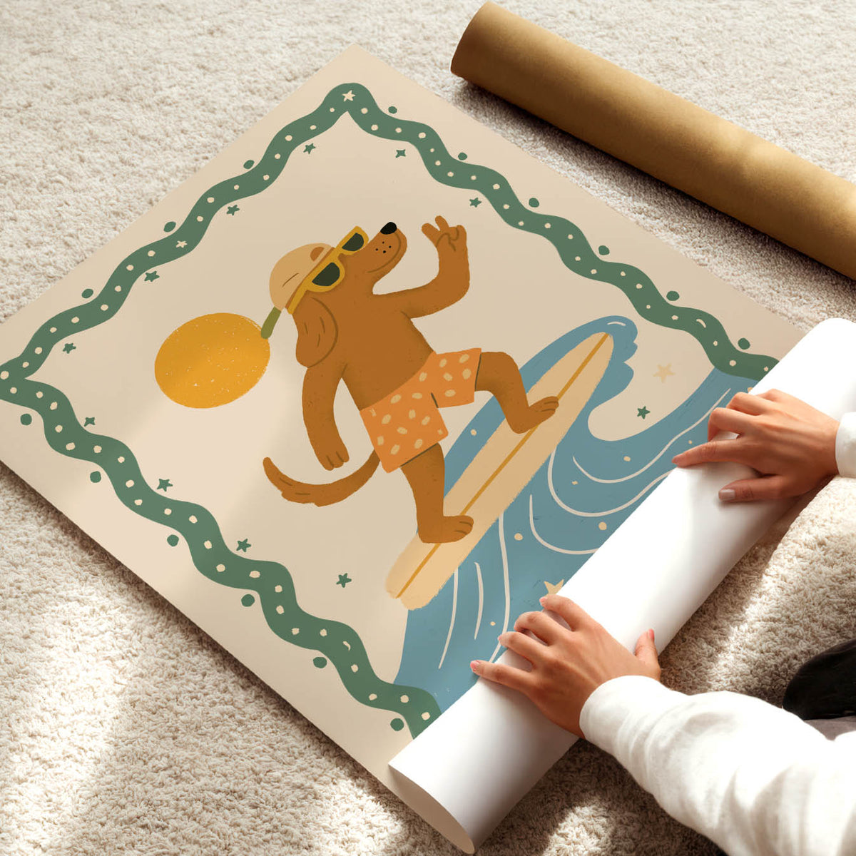 Catch the Waves Poster