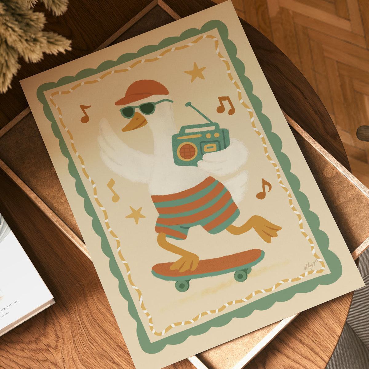 Skate Radio Goose Poster