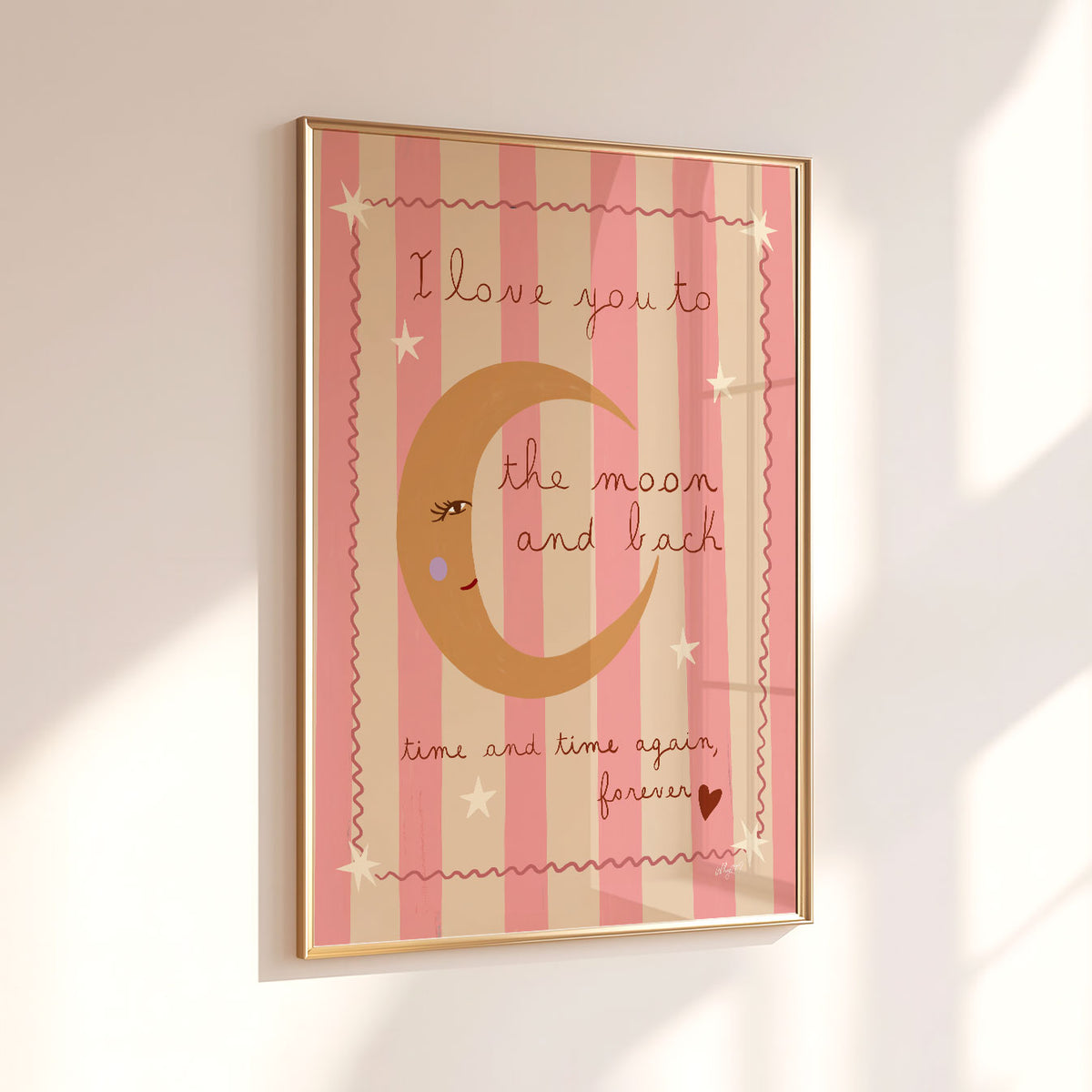 Love You to the Moon Poster
