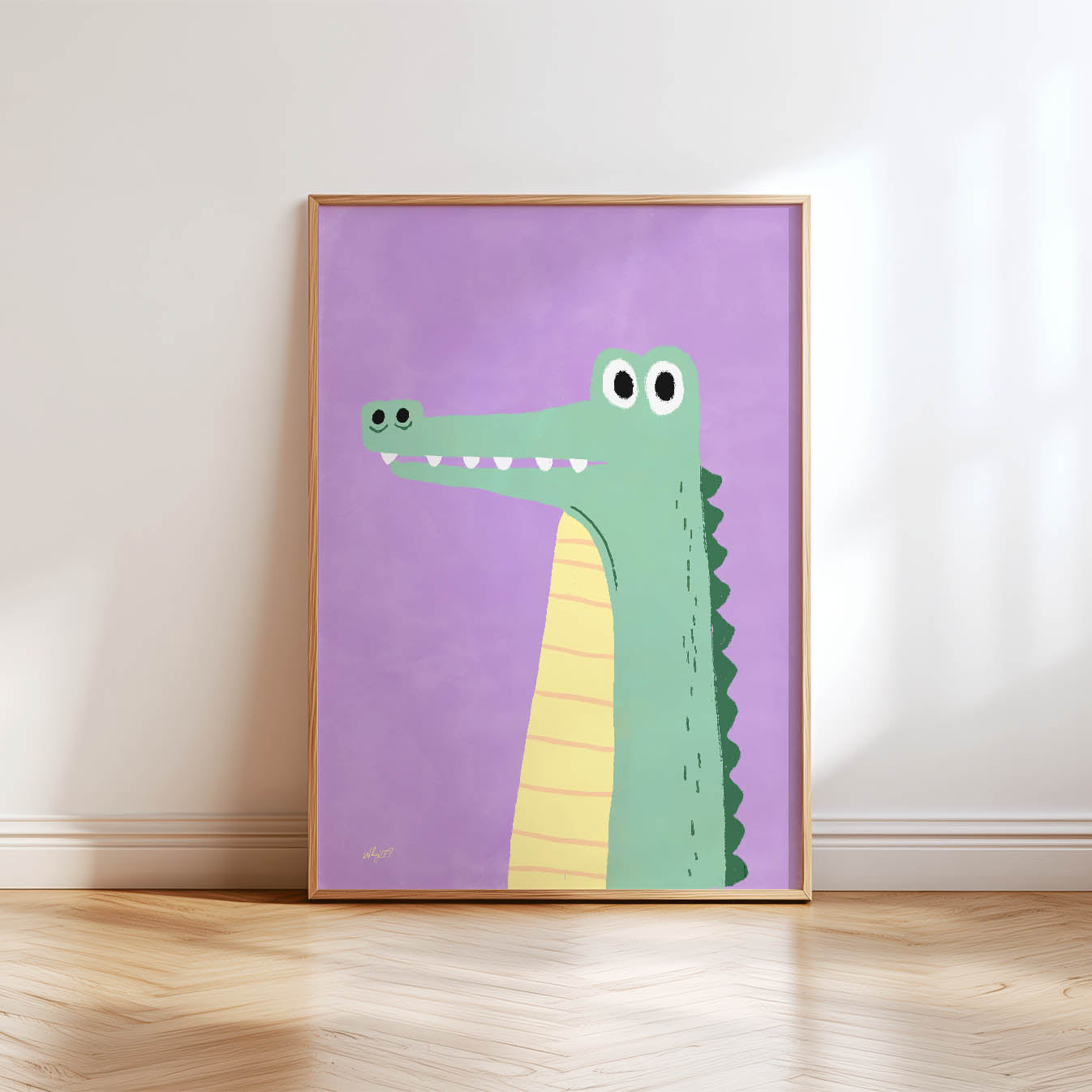 Friendly Croc Poster