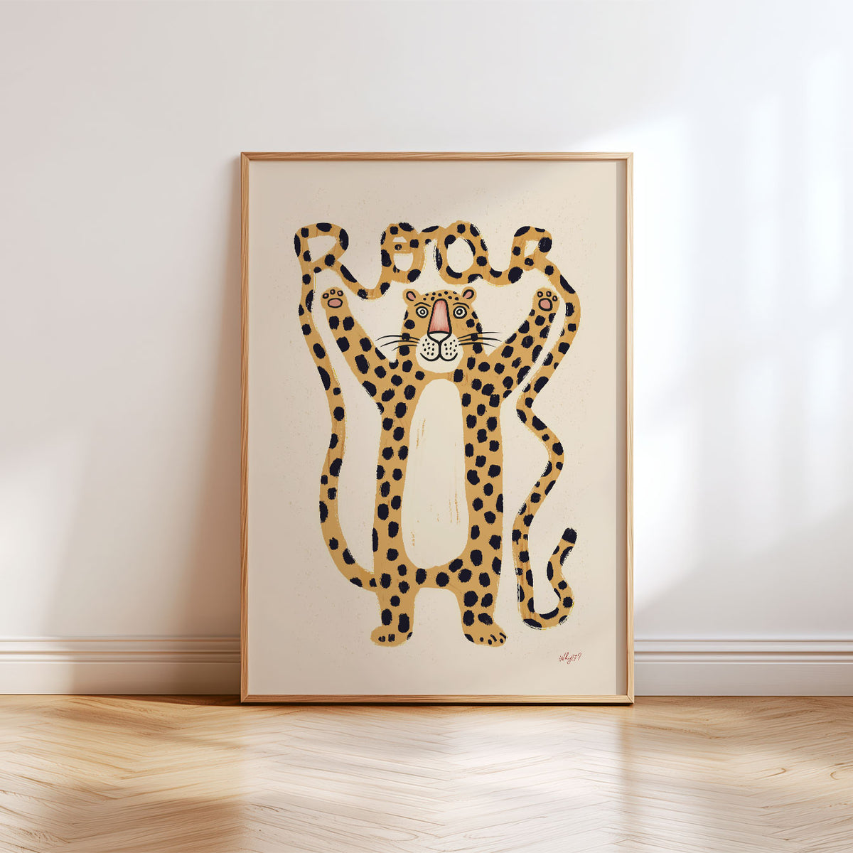 Roar Leopard Poster