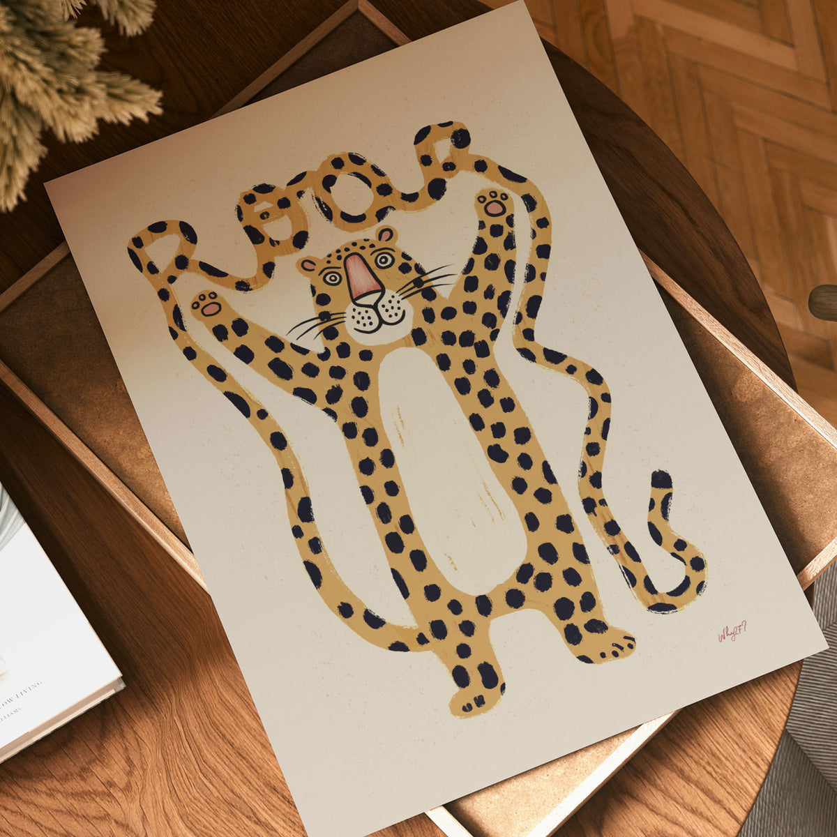 Roar Leopard Poster