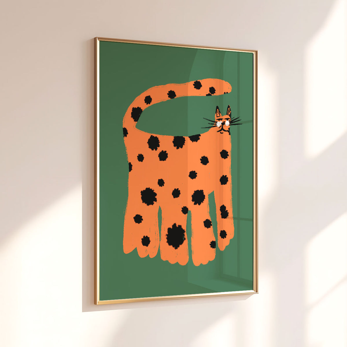 Big Spotted Cat Poster