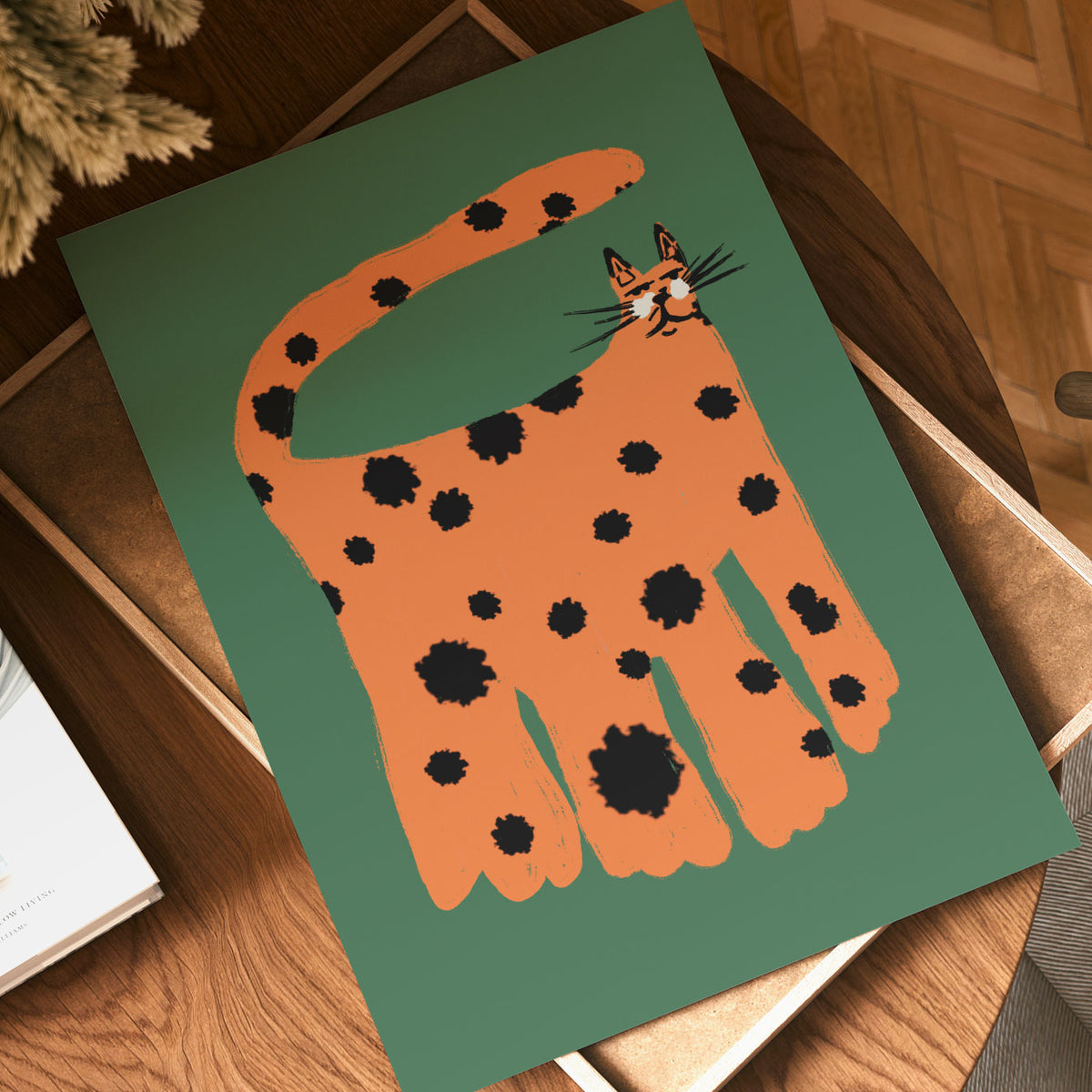 Big Spotted Cat Poster
