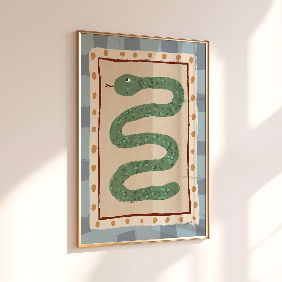 Garden Snake Poster