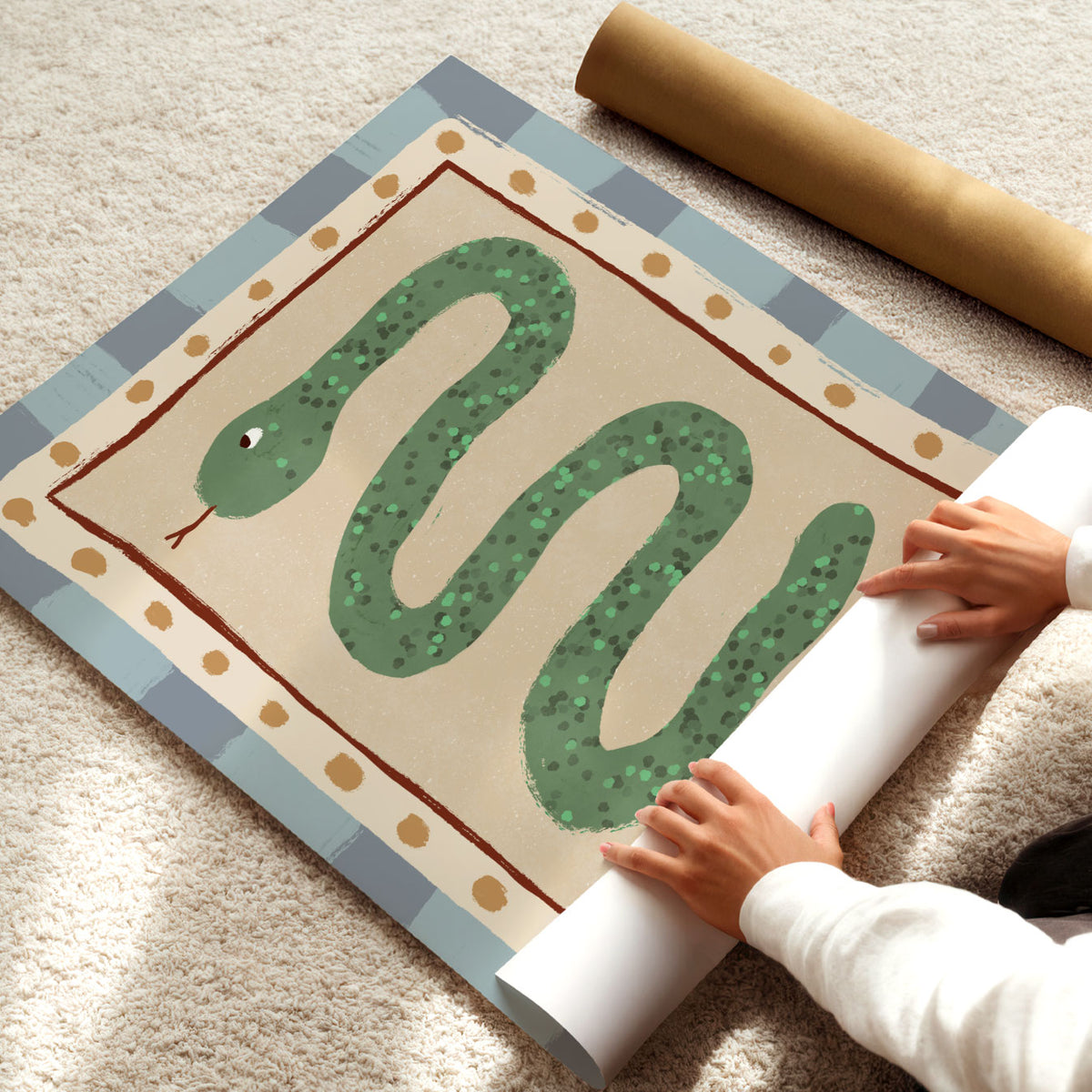 Garden Snake Poster