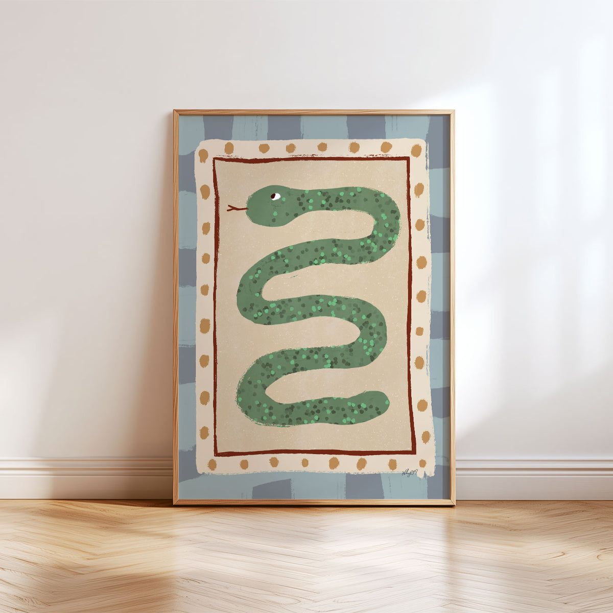 Garden Snake Poster
