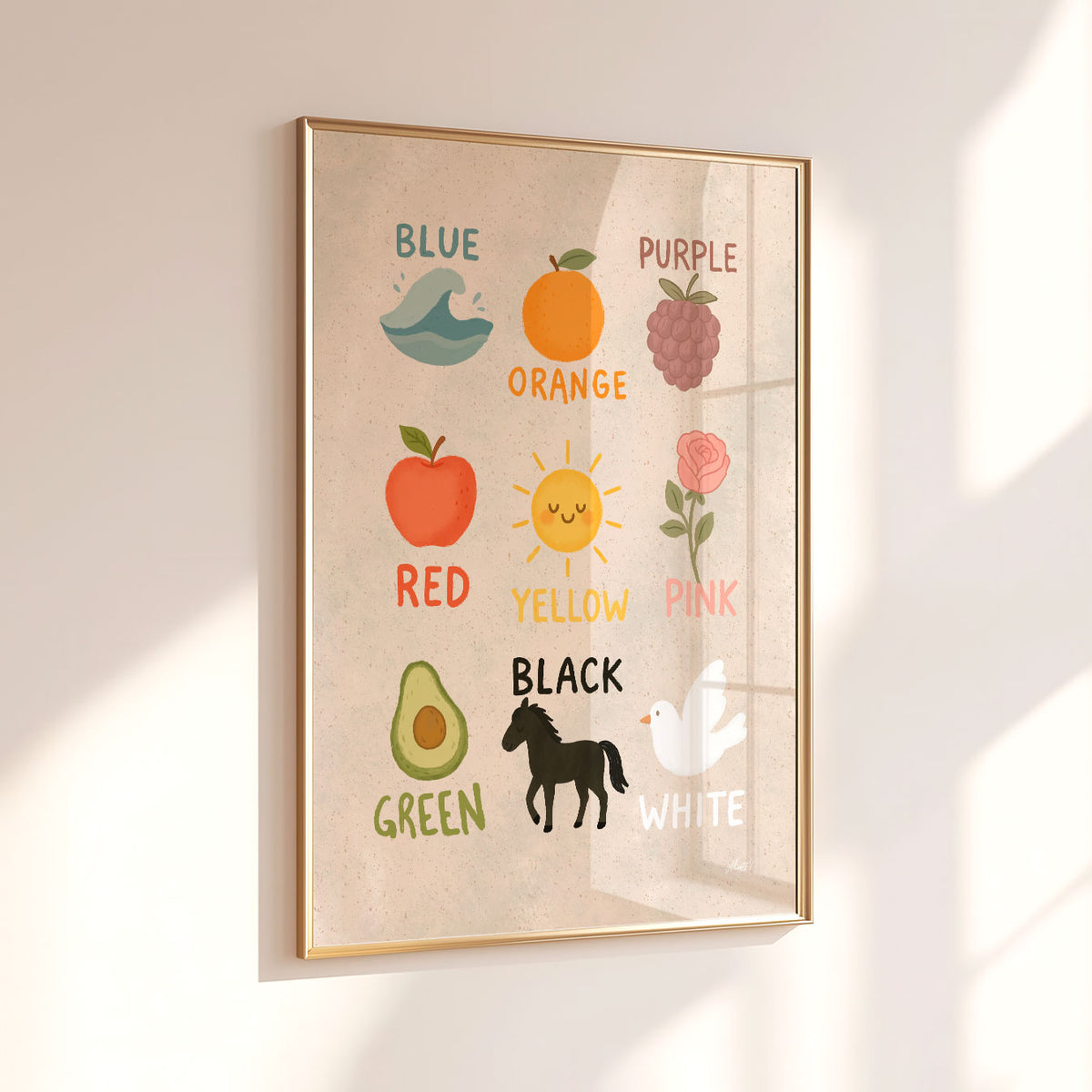 Educational Colours Poster