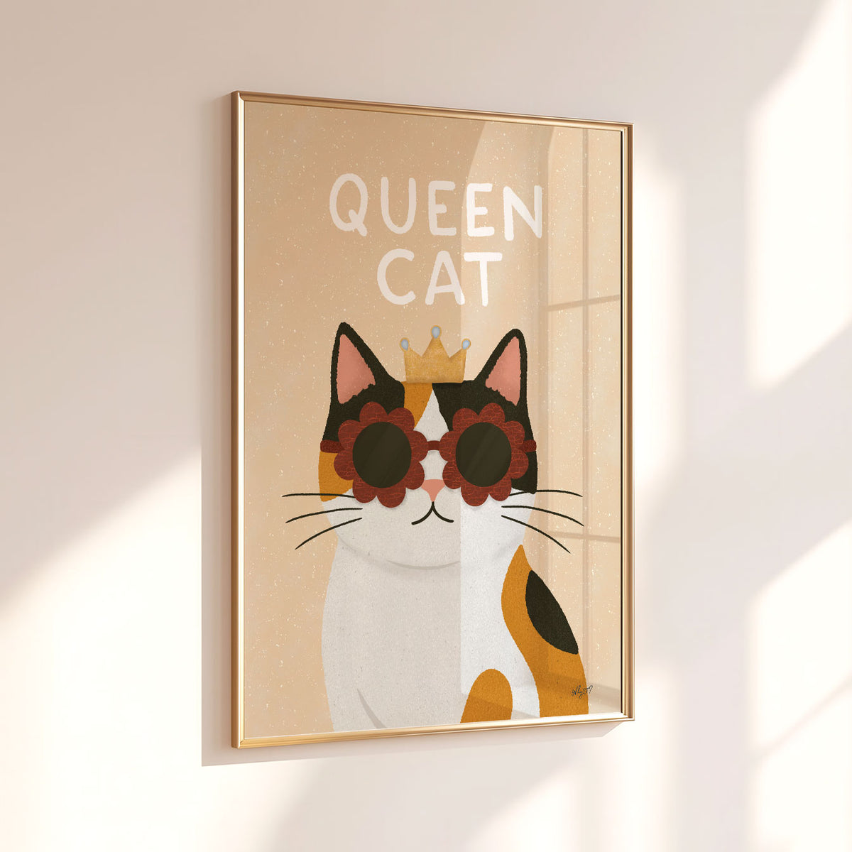 Queen Cat Poster