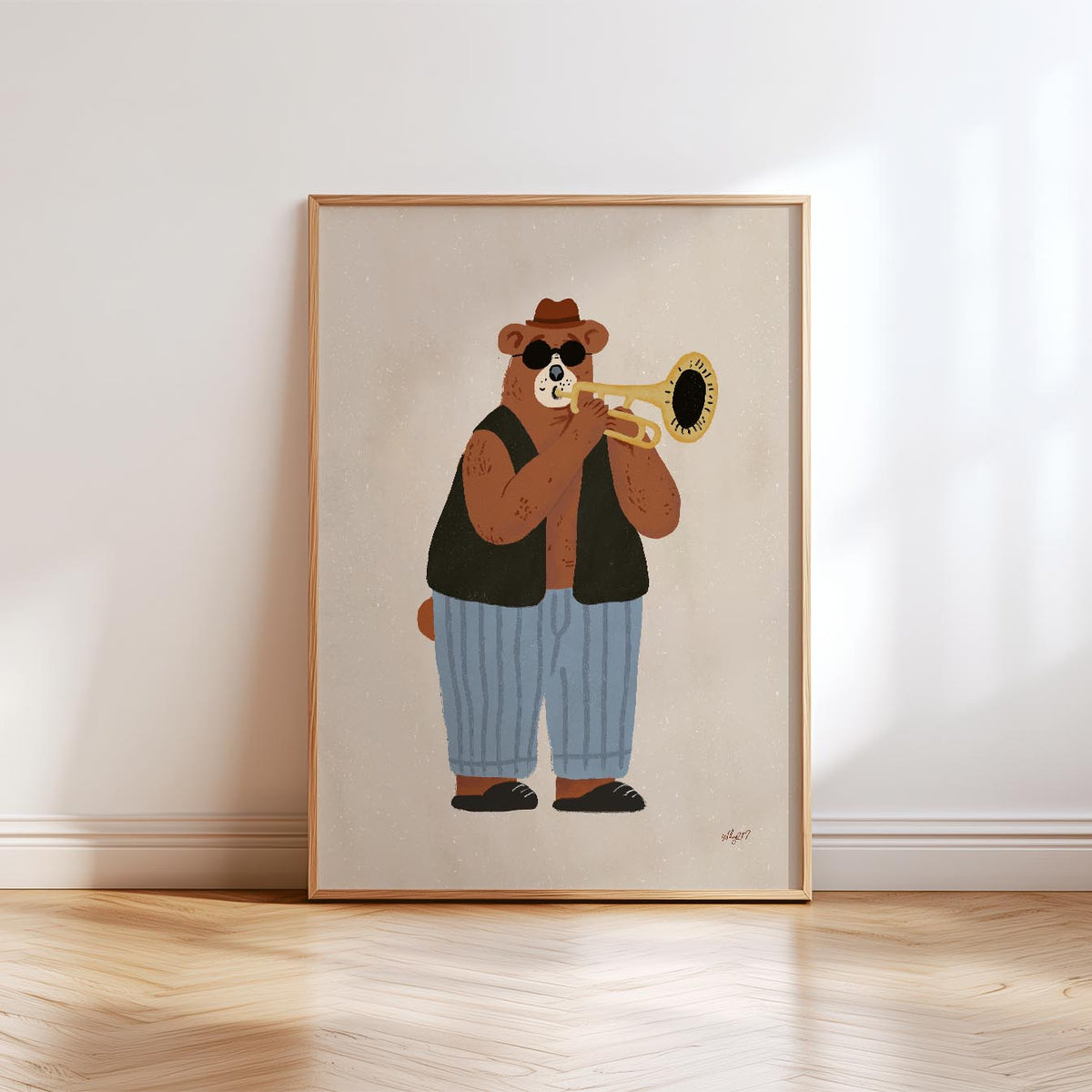Jazzbär-Poster