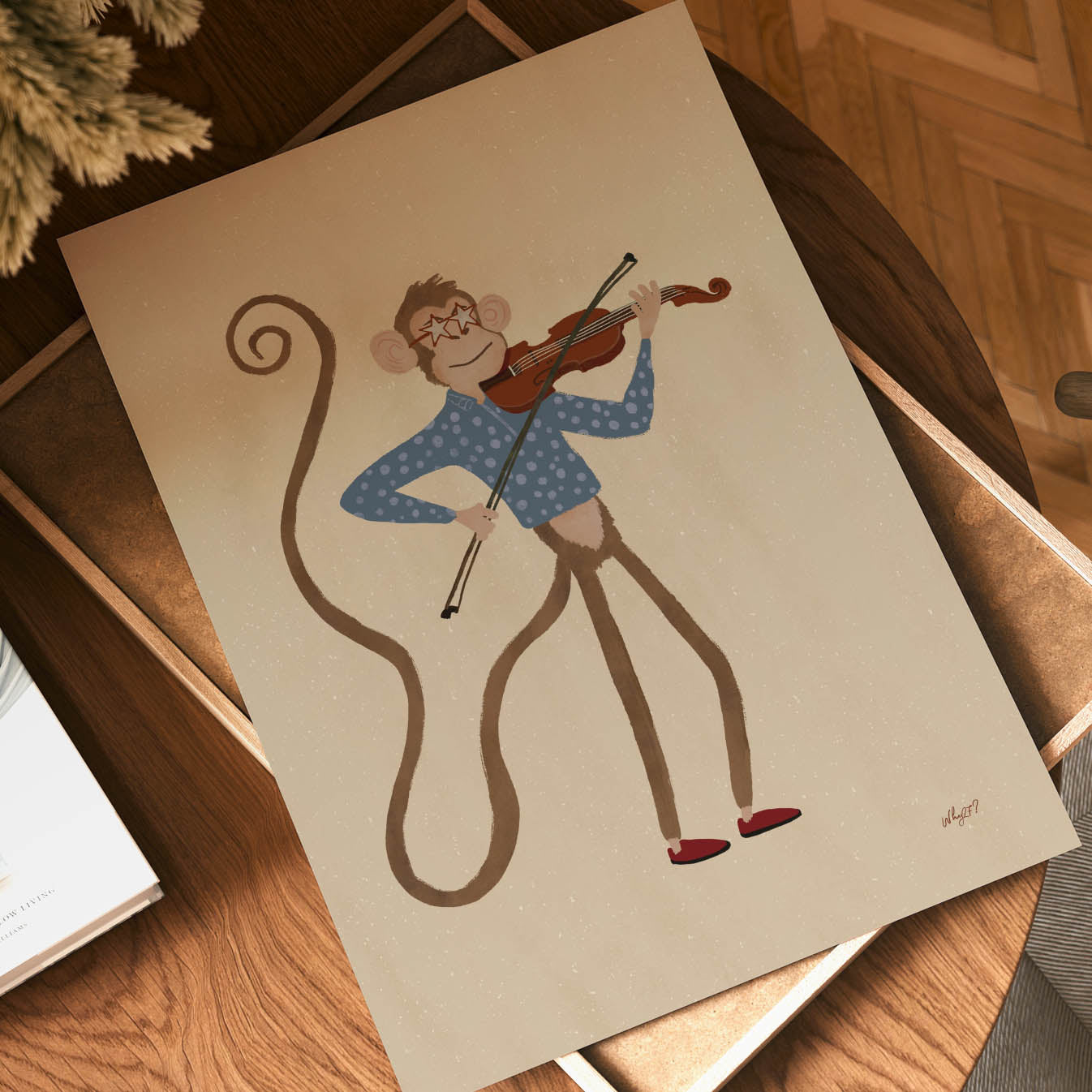Melody Maker Monkey Poster