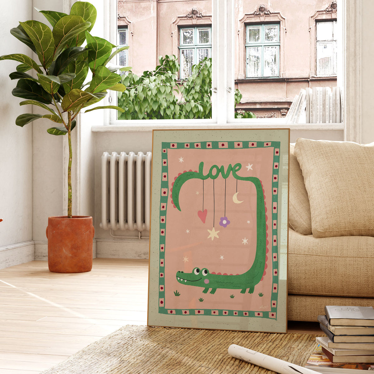 Love Crocodile Poster