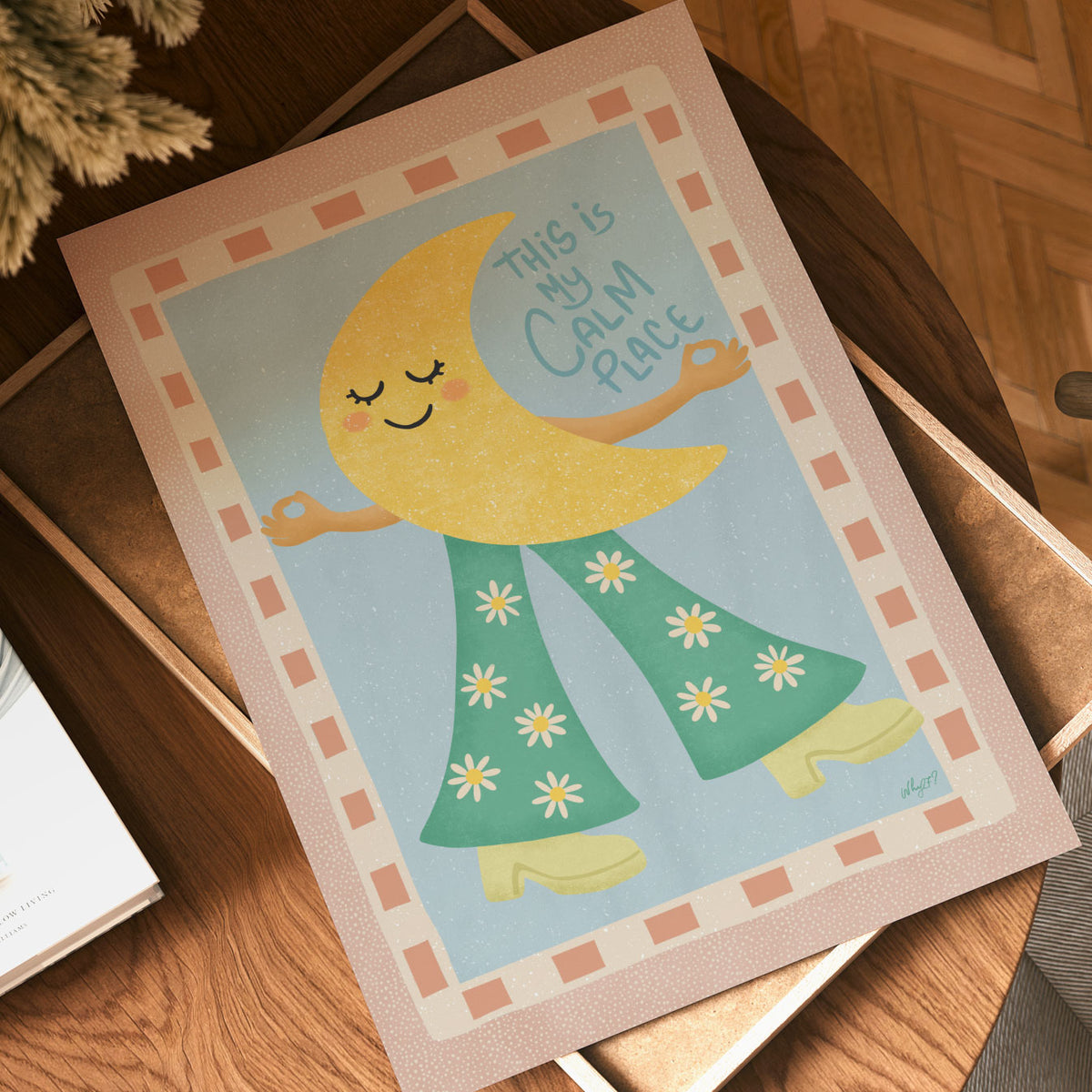 Moon And Stars Poster