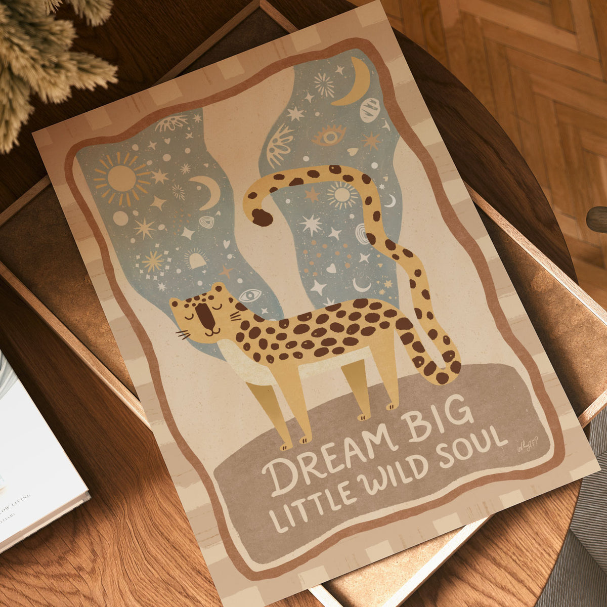Dream Big Leopards Poster