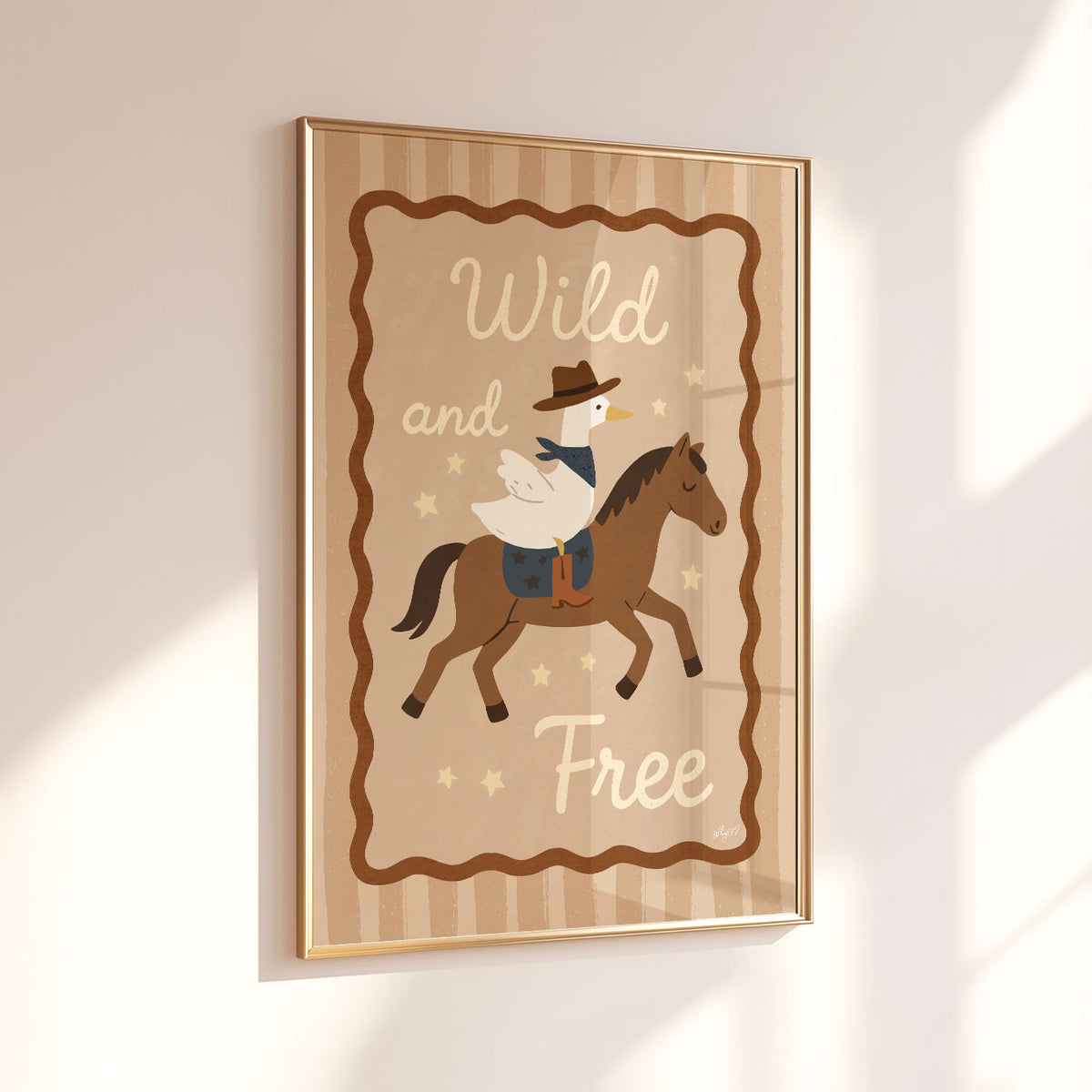 Wild And Free Horse Poster