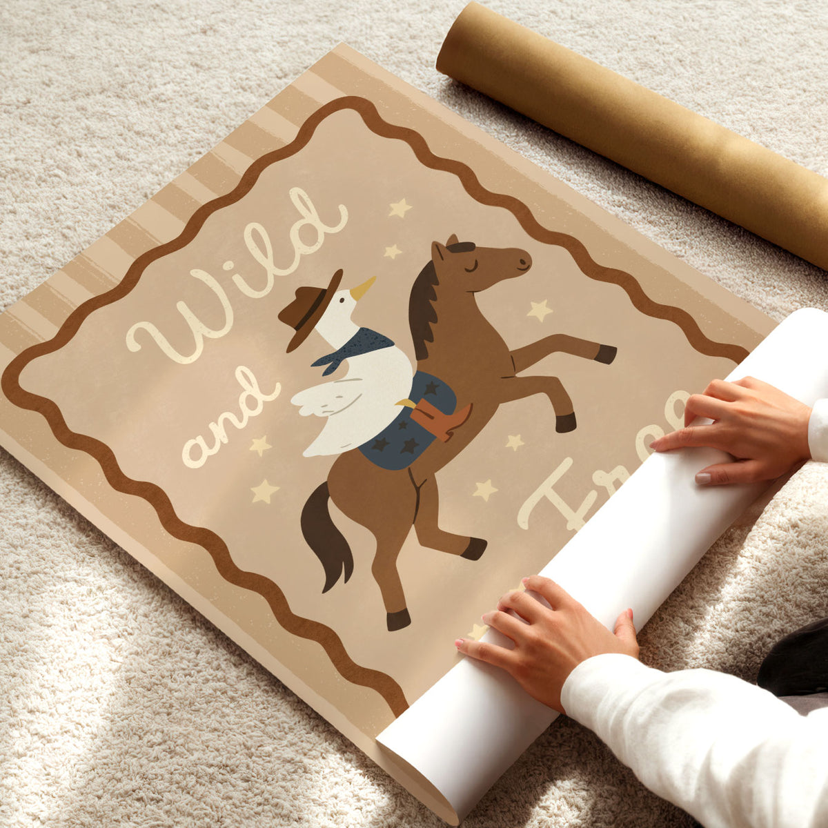 Wild And Free Horse Poster