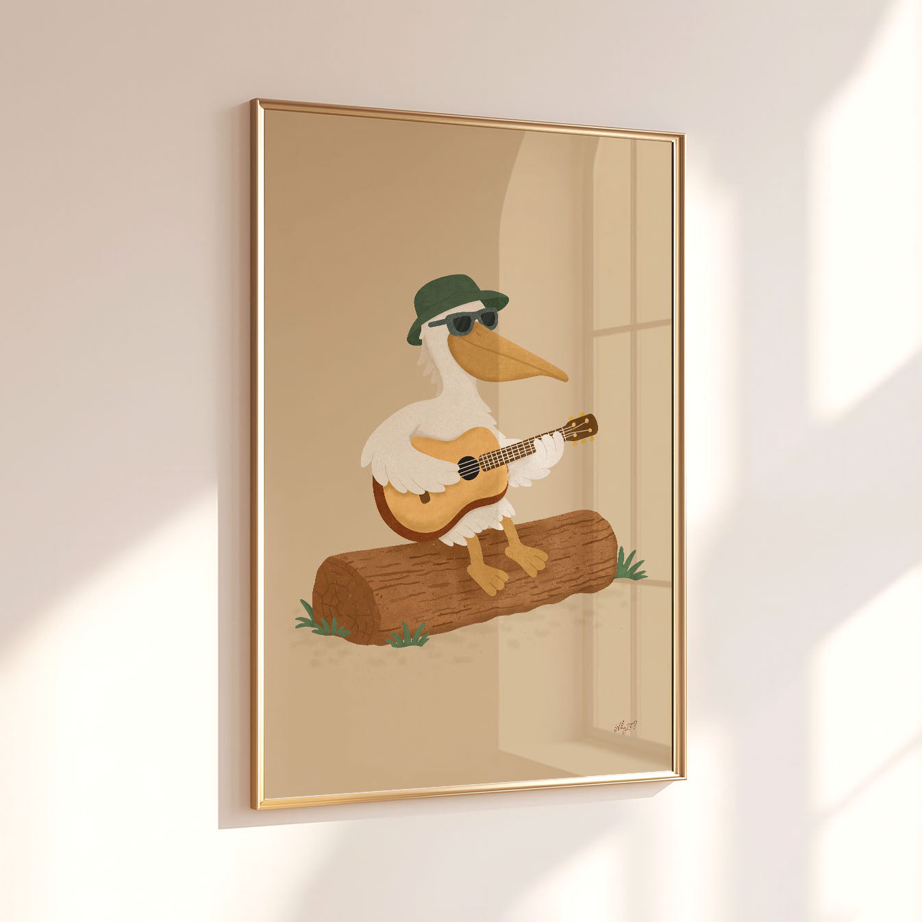Pelican Gitarrenposter