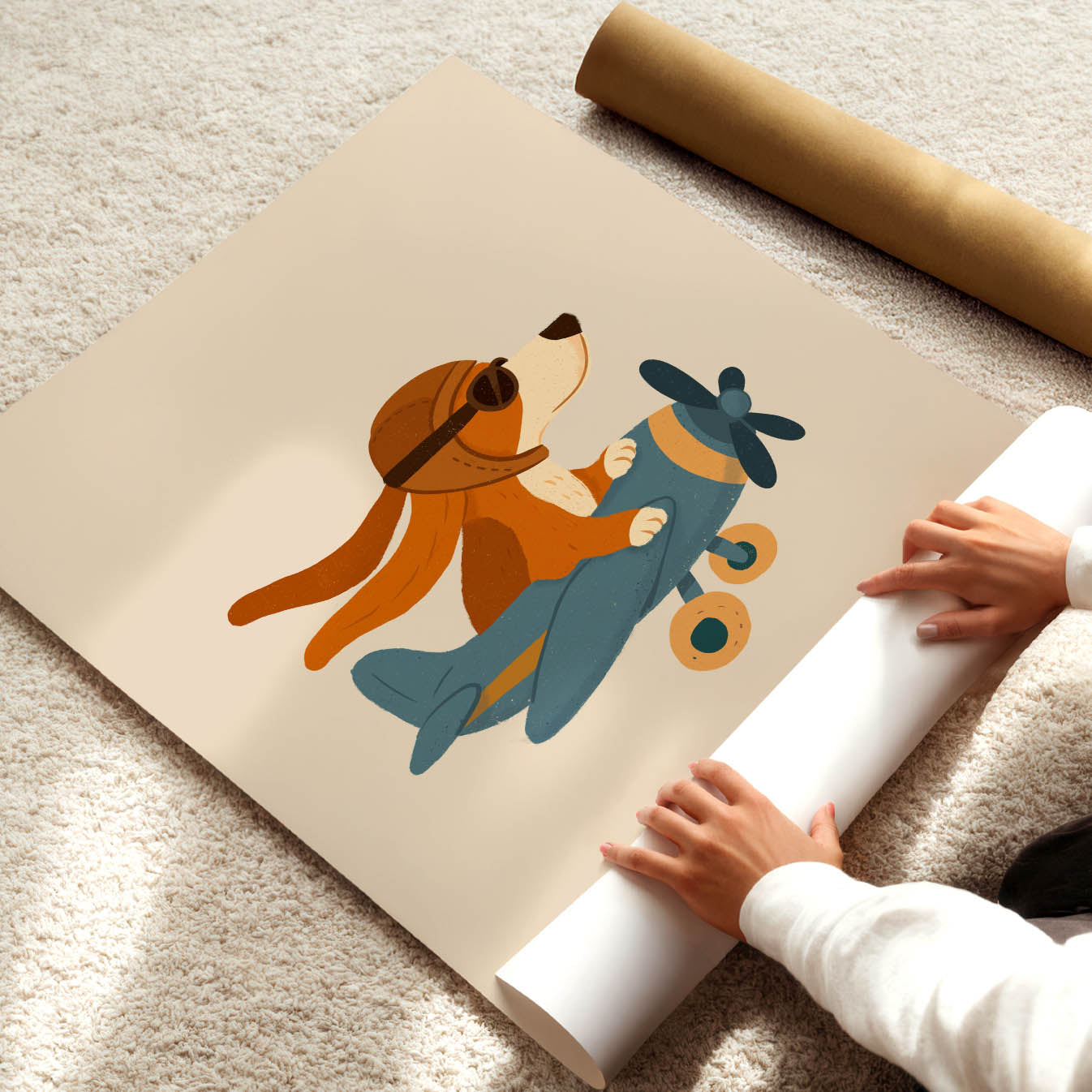 Skybound Pup Poster