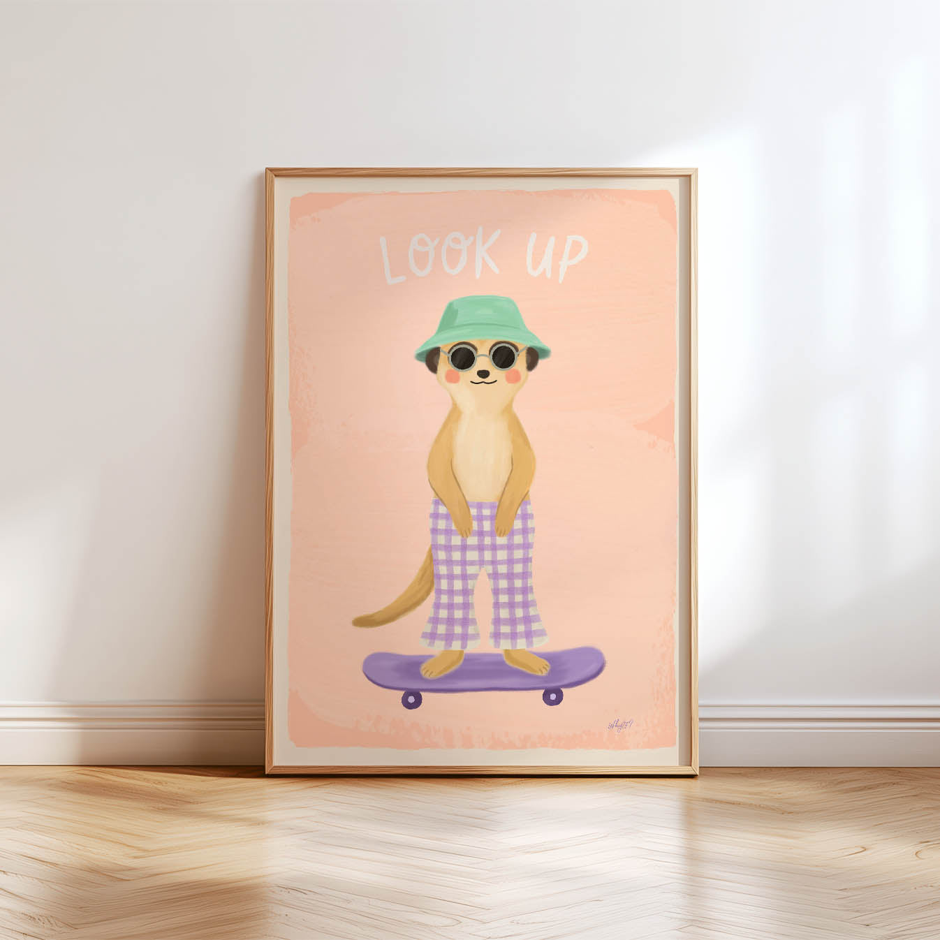 Look Up Meerkat Poster