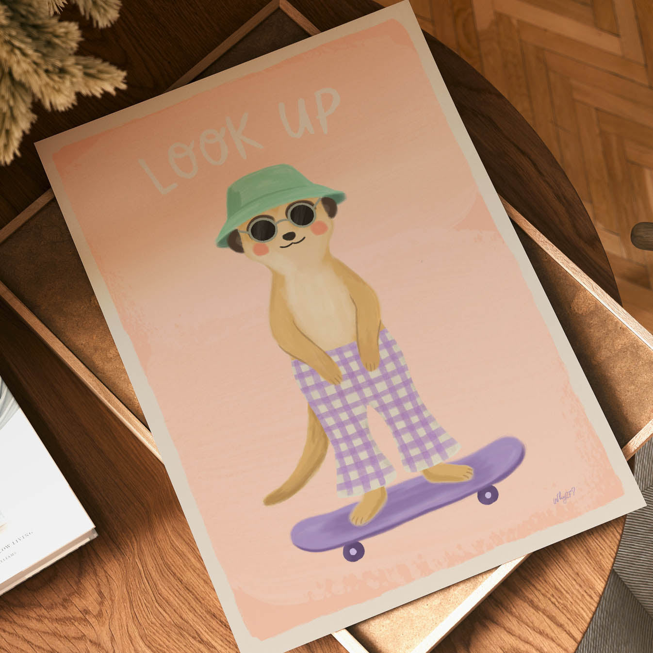 Look Up Meerkat Poster