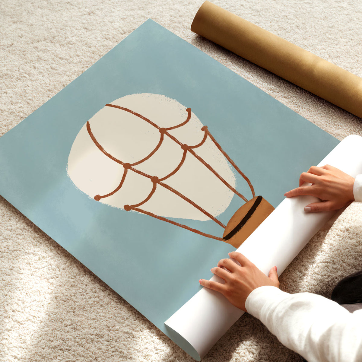 Hot Air Balloon Poster