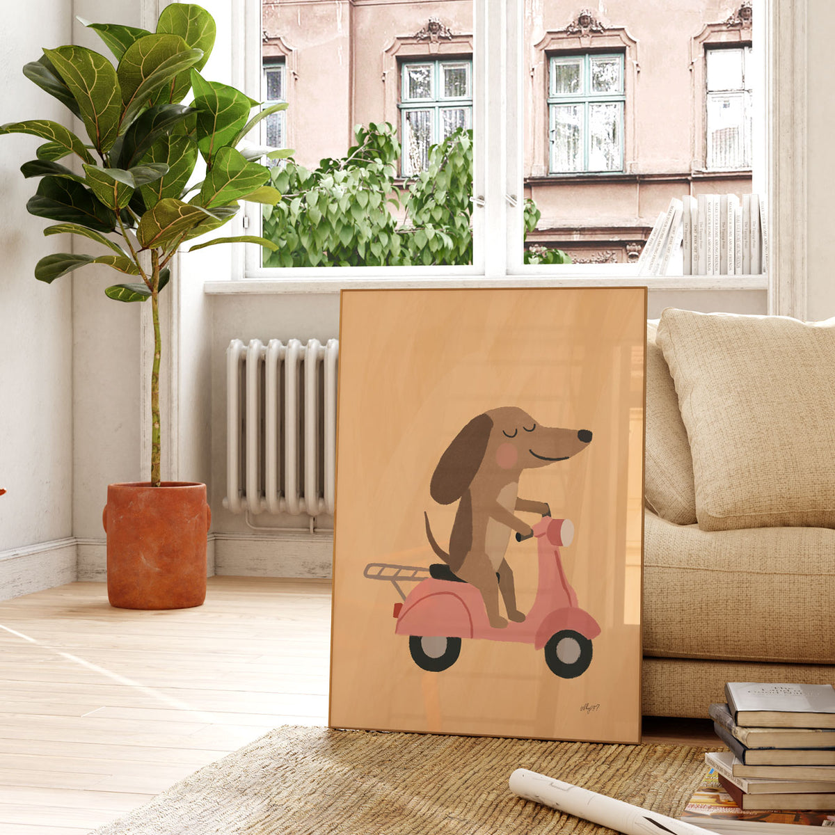 Delivery Dog Poster