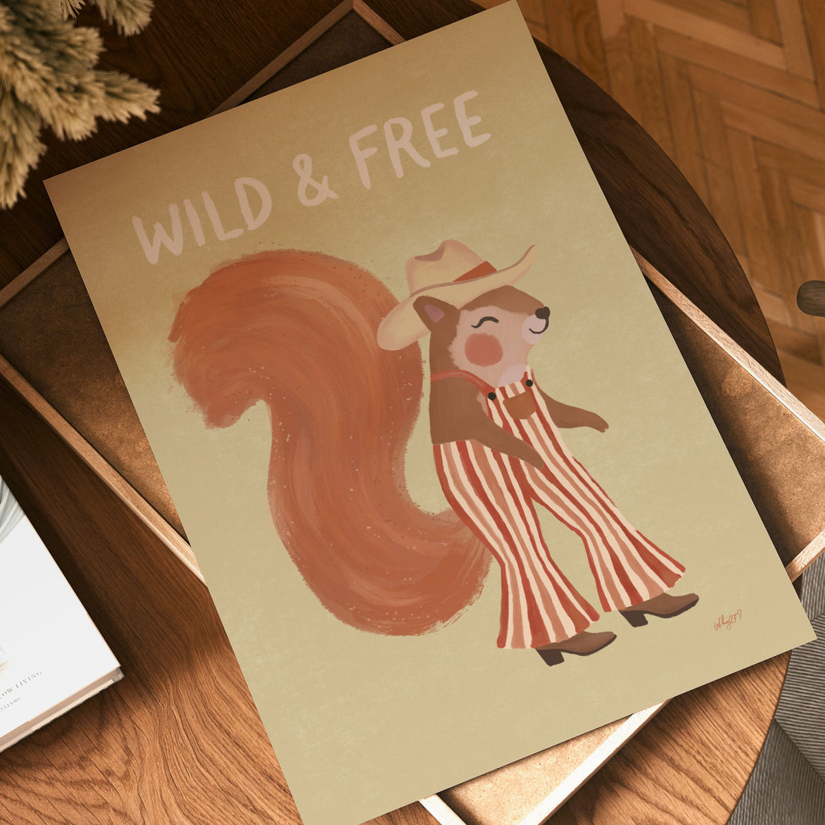 Wild And Free Squirrel Poster