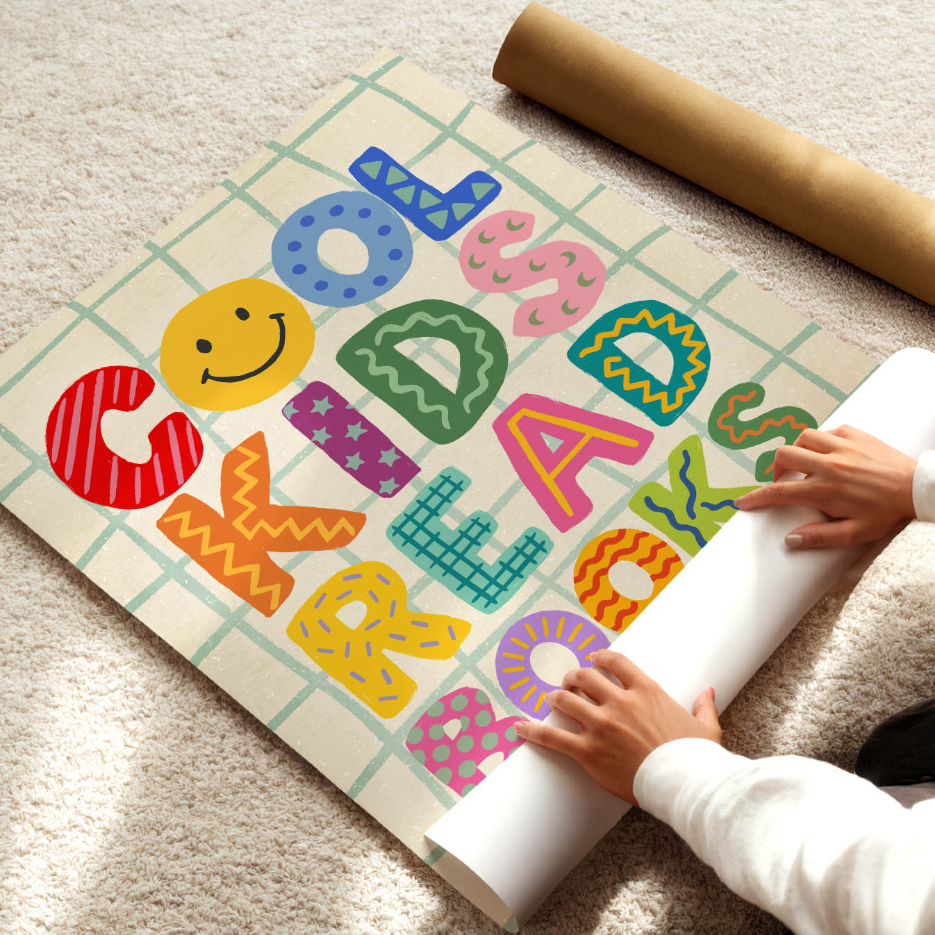 Cool Kids Read Books Poster
