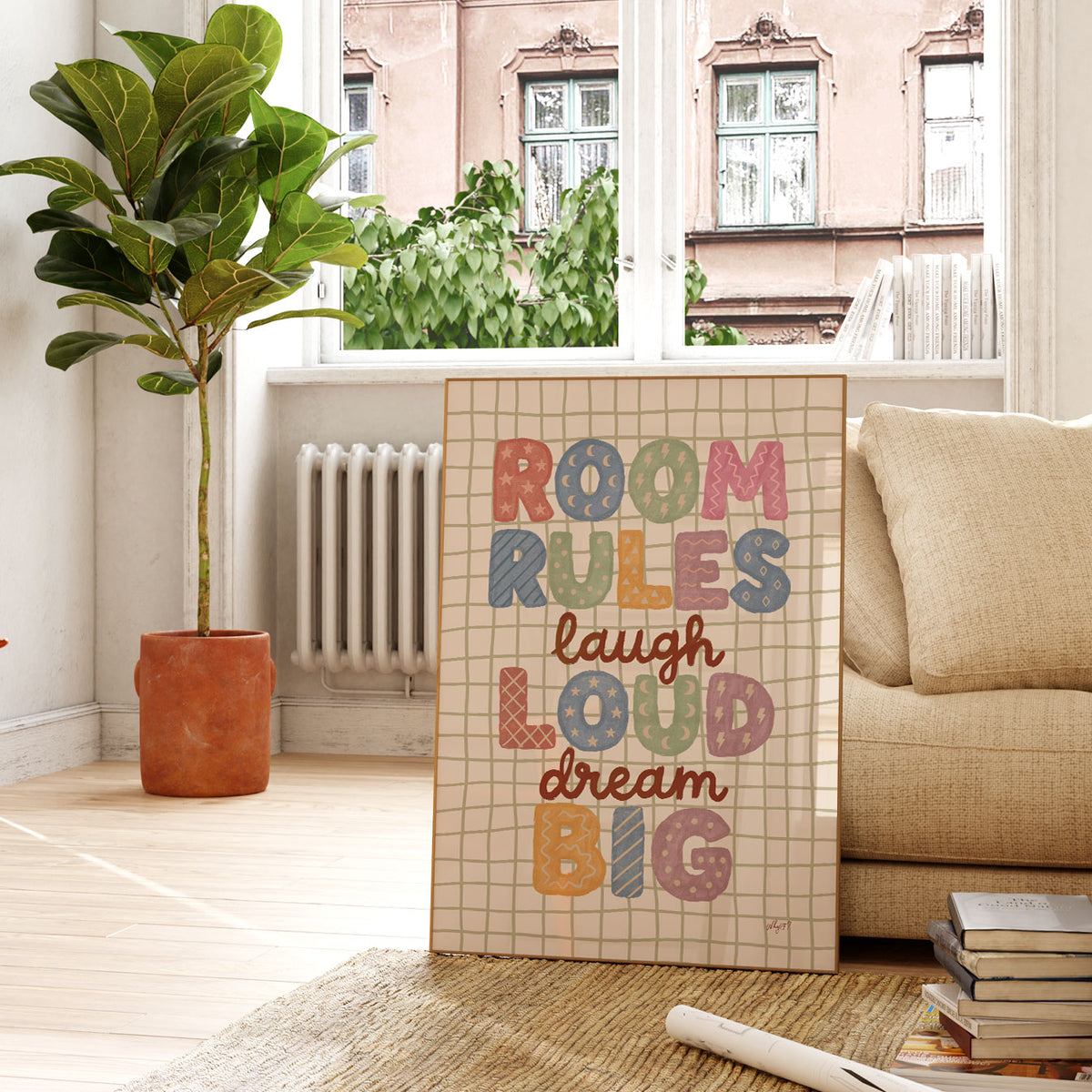 Room Rules Poster