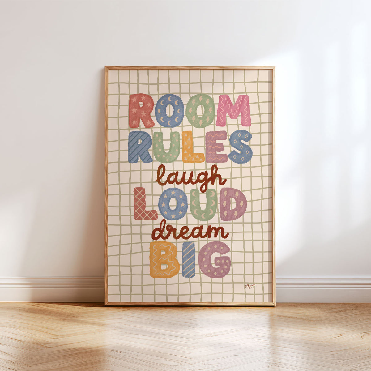 Room Rules Poster