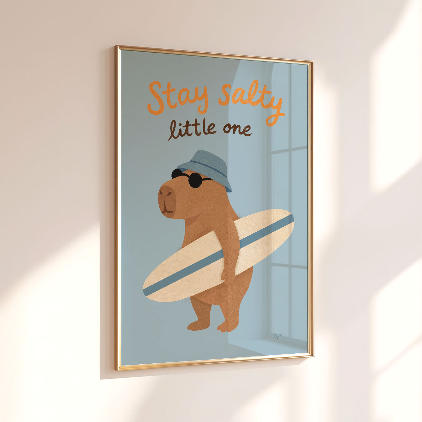 Bleib salzig, Kleine, Poster