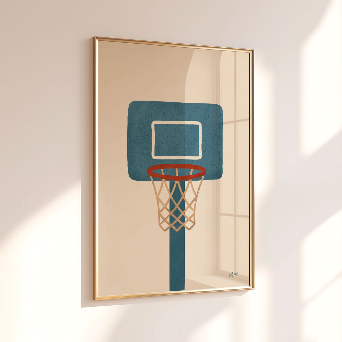 Basketball Hoop Poster