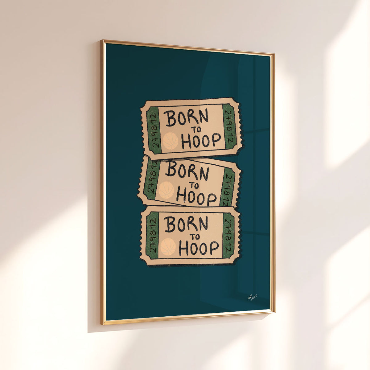 Born To Hoop Poster