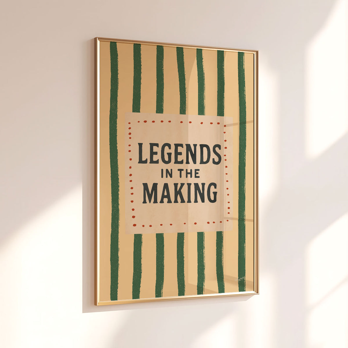 Legends In The Making Poster