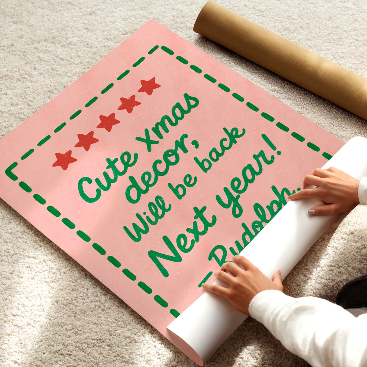 Cute Xmas Decor Poster
