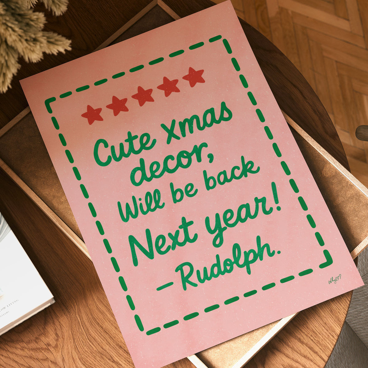 Cute Xmas Decor Poster