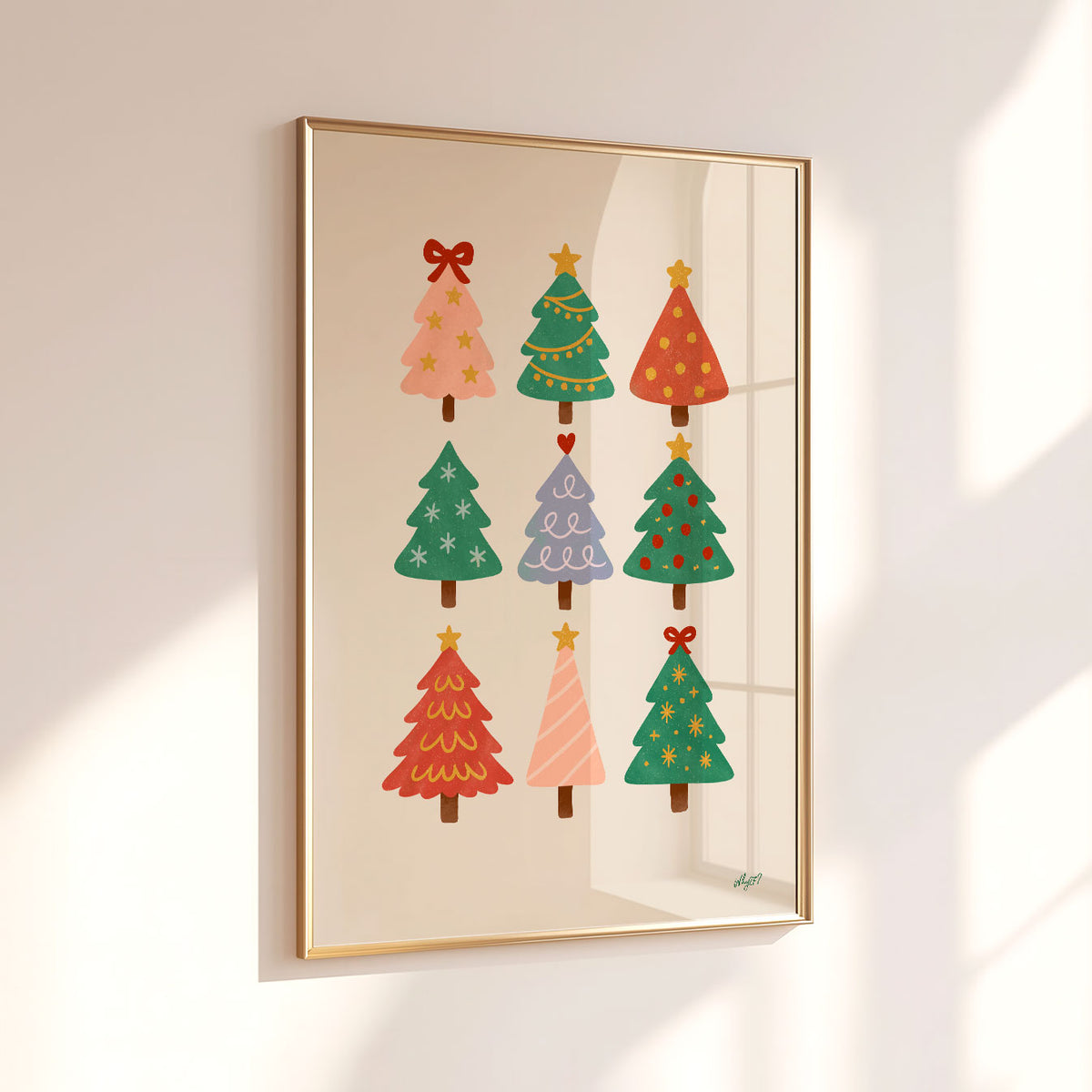 Christmas Trees Poster