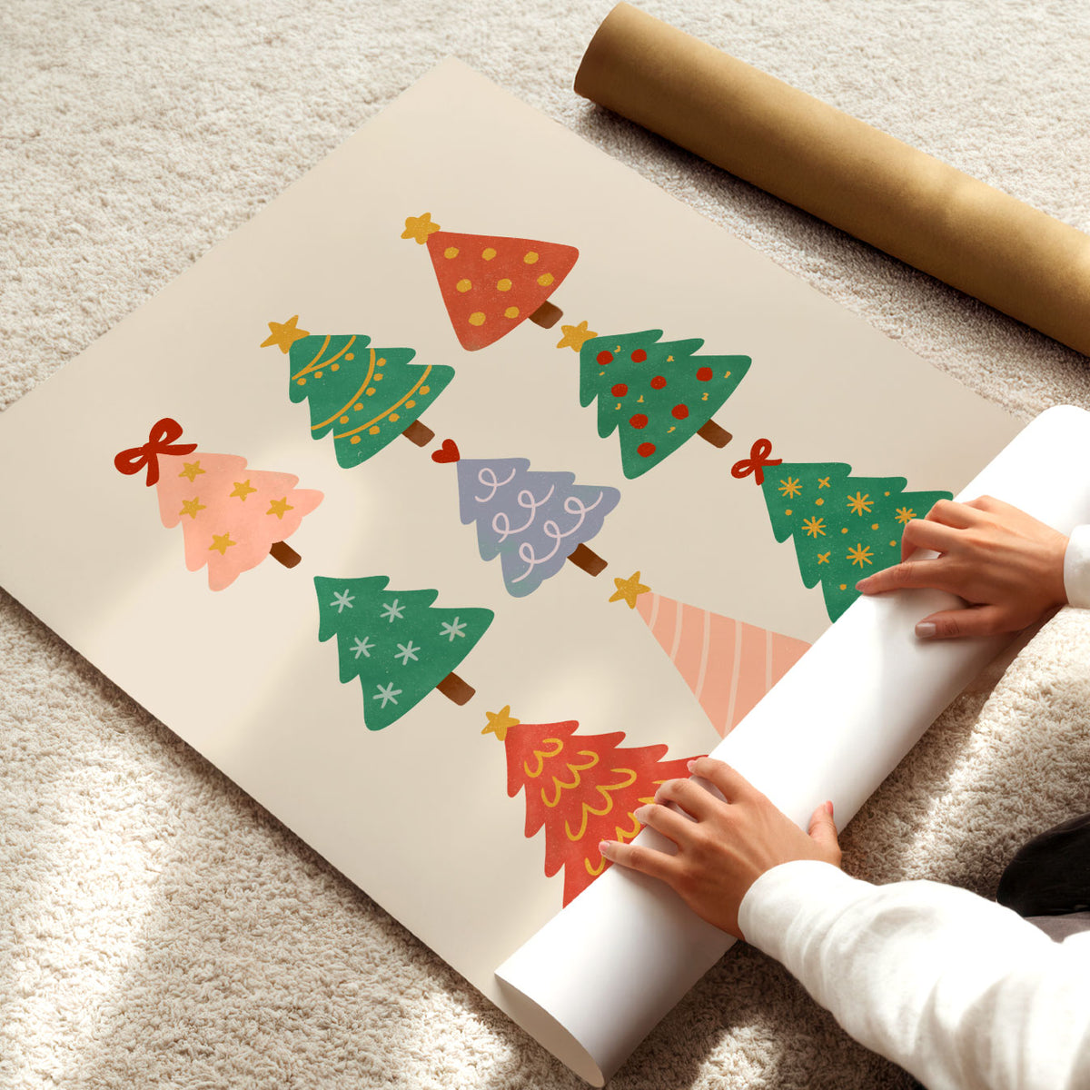 Christmas Trees Poster