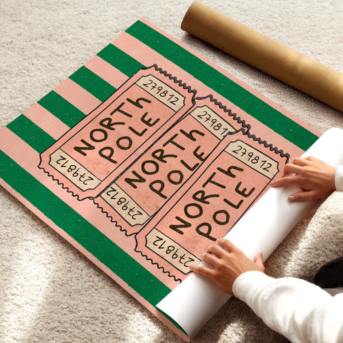 North Pole Tickets Poster