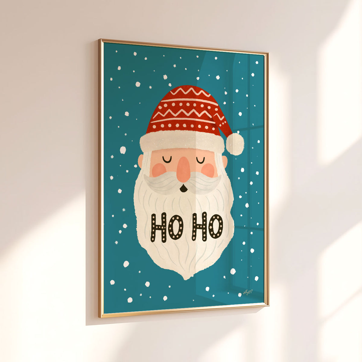 Ho Ho Santa Poster