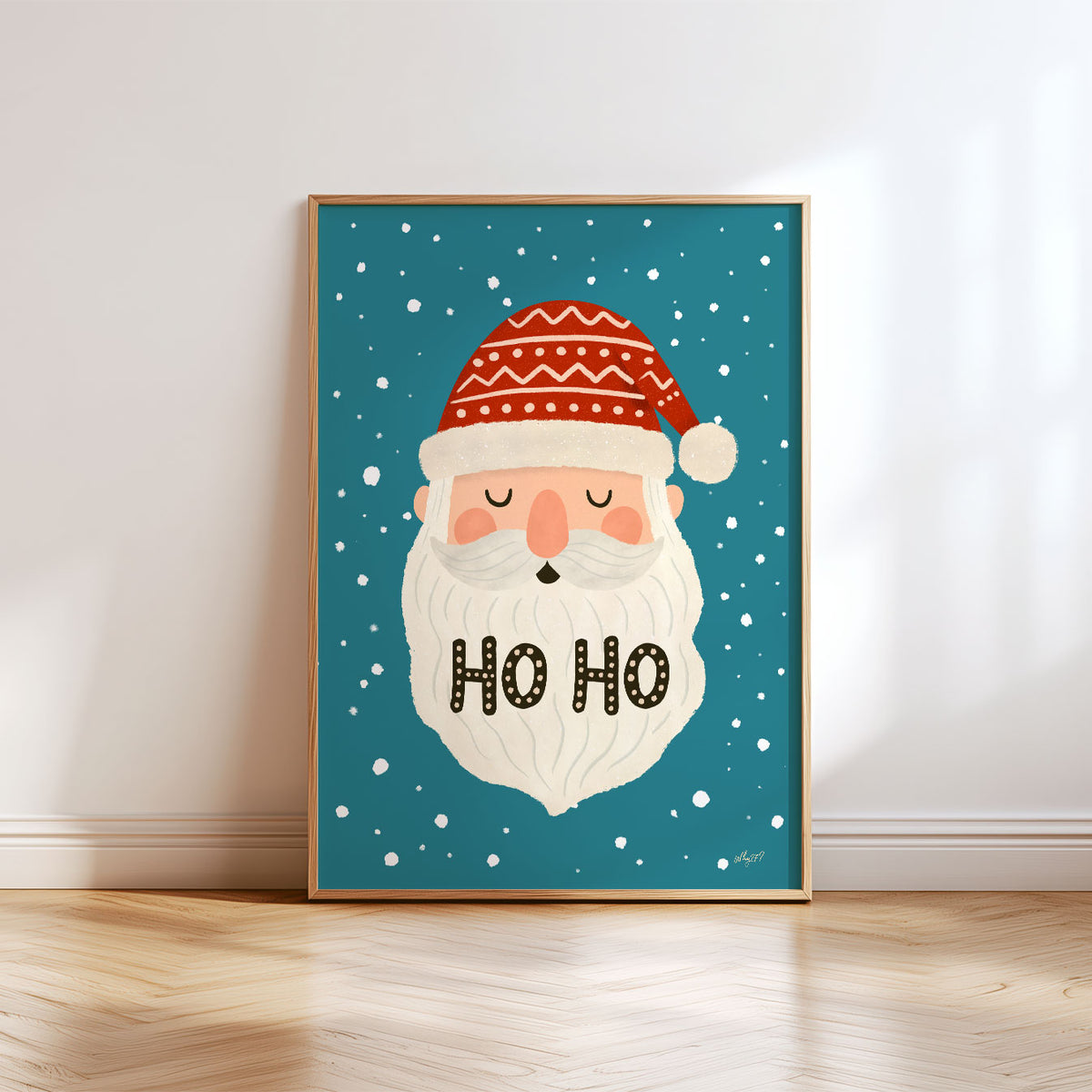 Ho Ho Santa Poster