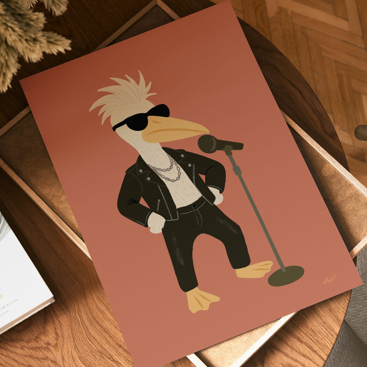 Singer Pelican Poster