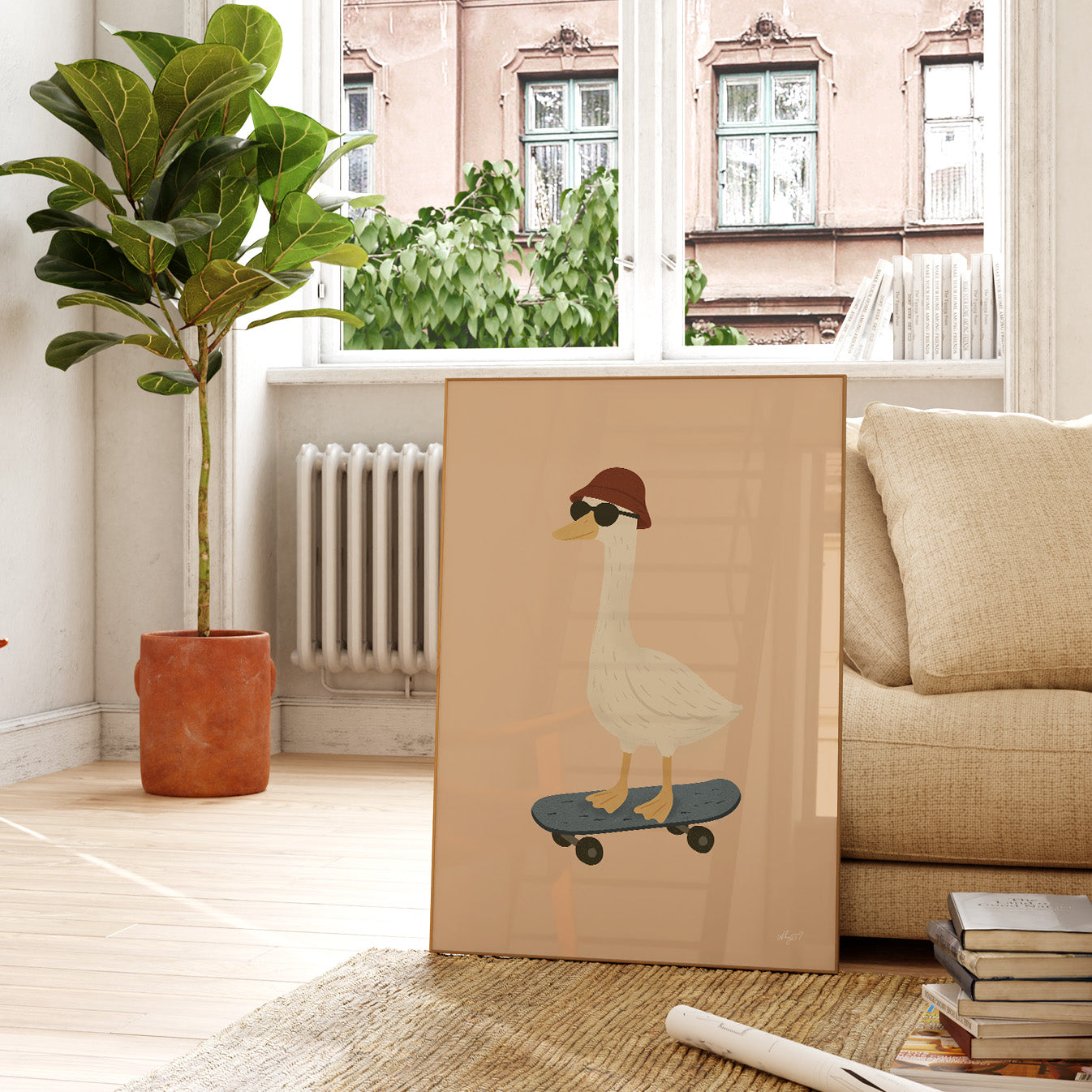 Gans-Skateboard-Poster
