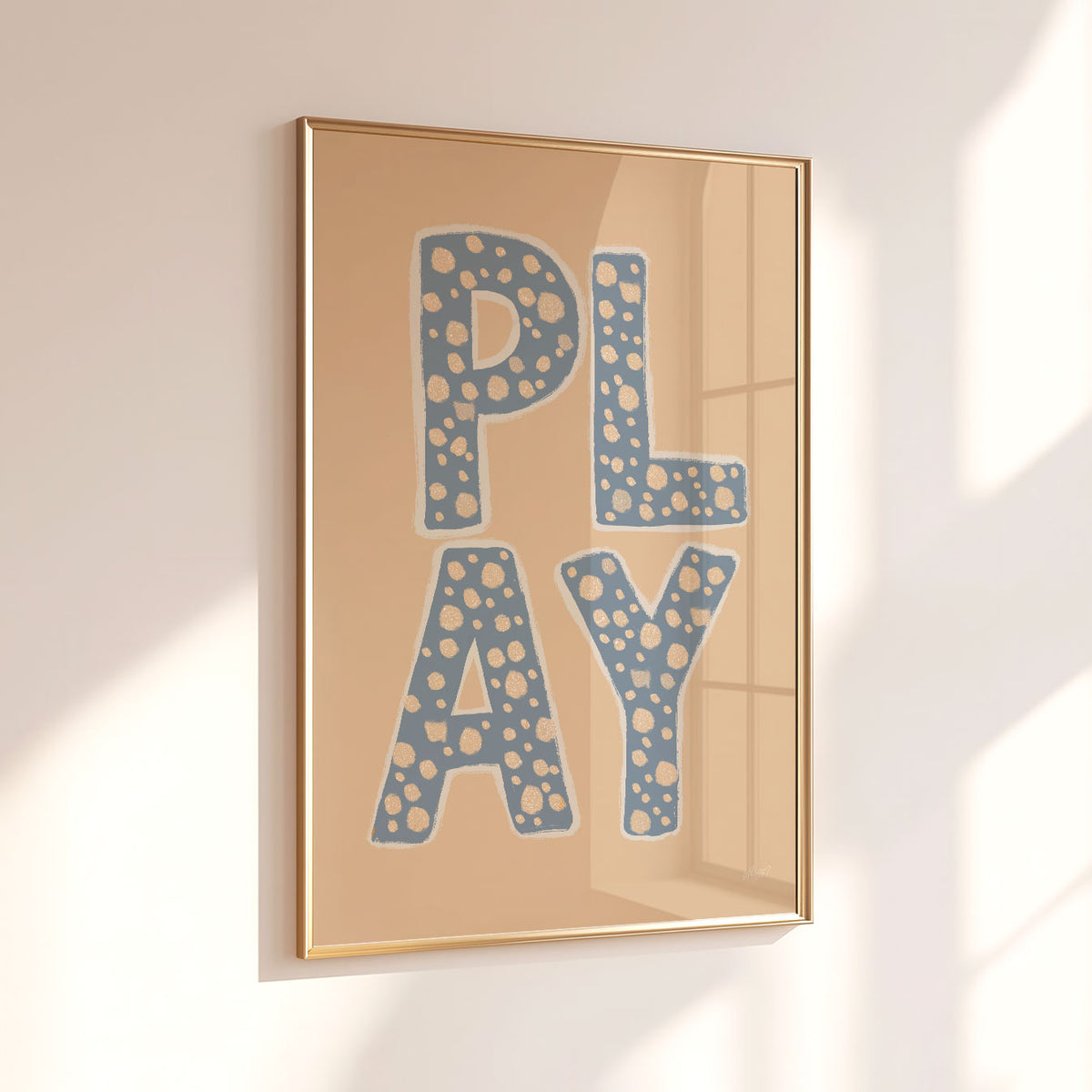 Play Blue Poster