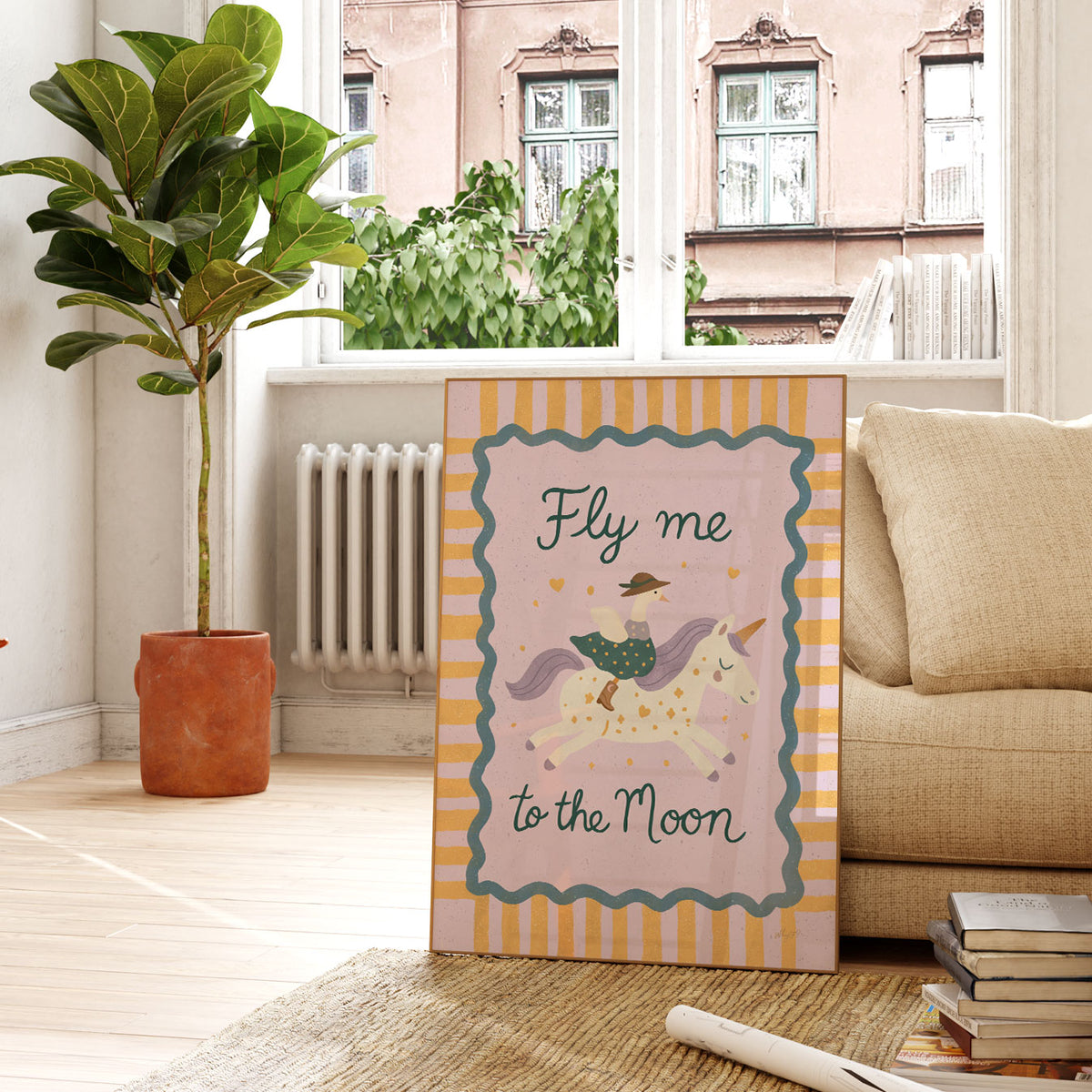 Fly Me to the Moon Poster