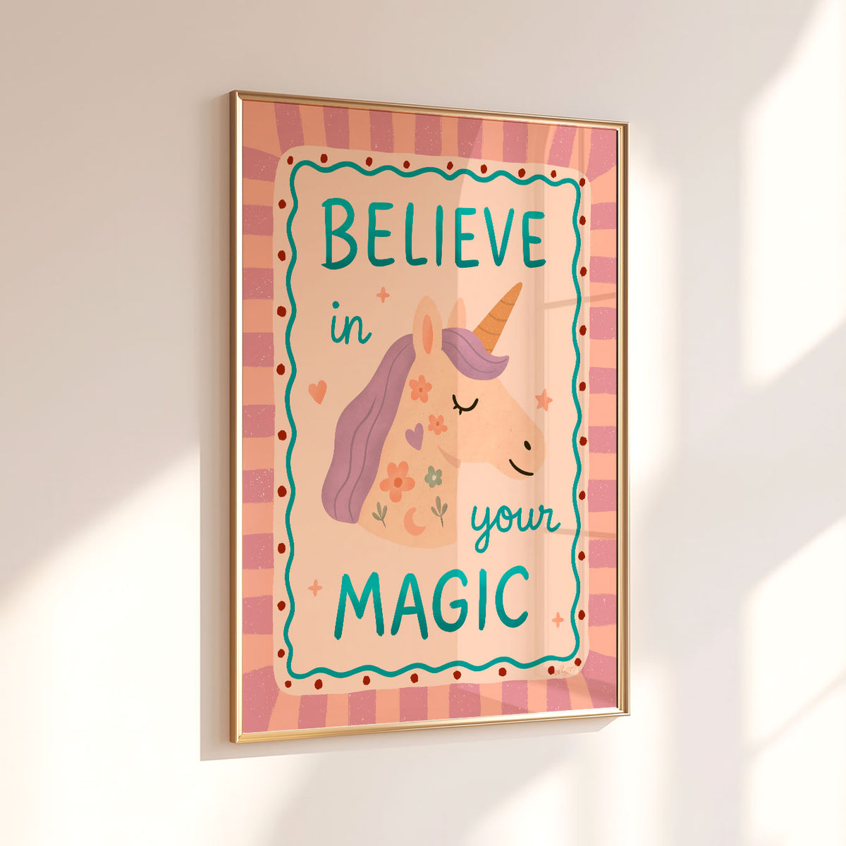 Believe In Your Magic Unicorn Poster