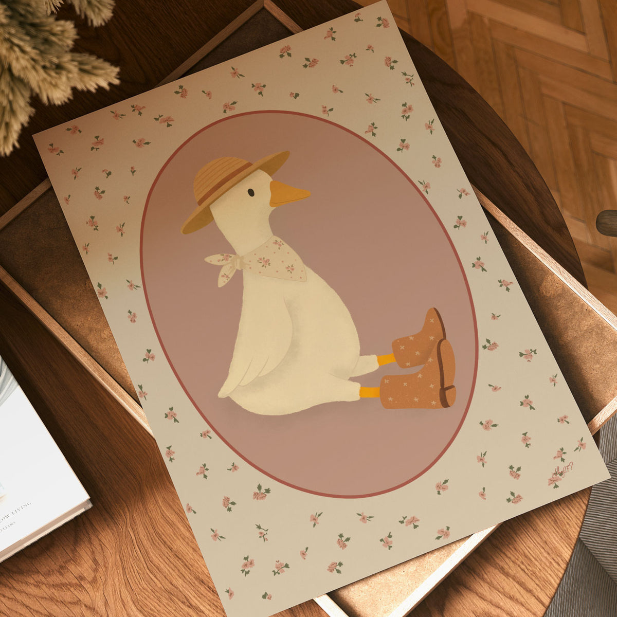 Duck Portrait Poster
