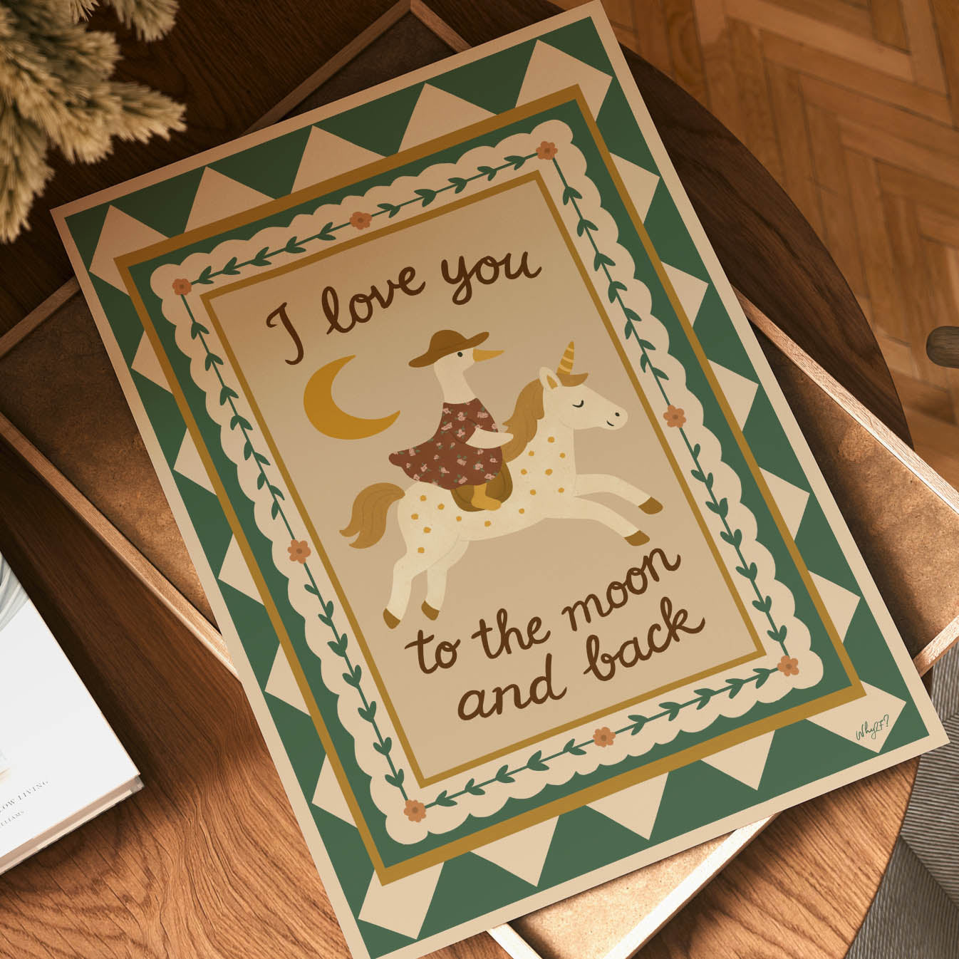 Ich liebe dich bis zum Mond und zurück Poster